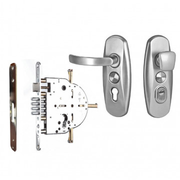 cerradura Mul-T-Lock 265 de alta seguridad con manijas SH300