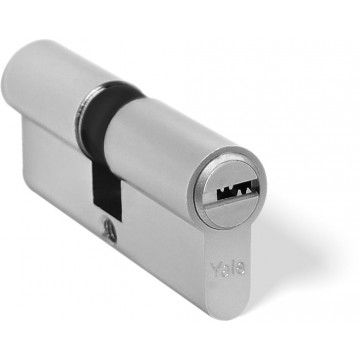 Cilindro alta seguridad - serie MPRO niquelado doble embrague Medidas EHLIS  31-31 mm