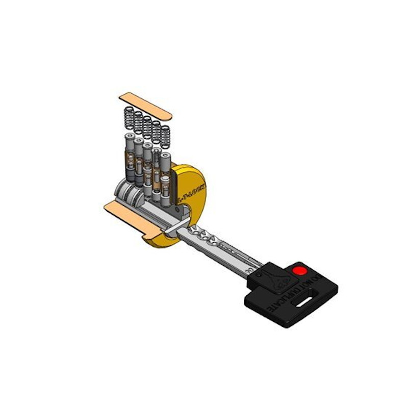 Combo cerradura Mul-T-Lock 250 escudo máxima seguridad